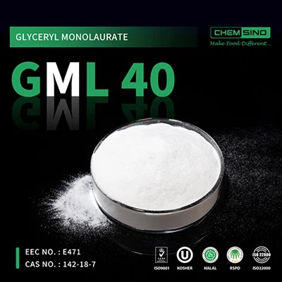Öruggt Glycerol Mono Laurate E471 ýruefni