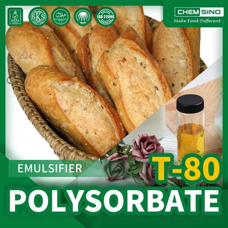 Fleytiefni pólýsorbat 80 notað fyrir snyrtivörur notað fyrir lyfjafyrirtæki CAS nr. 9005-65-6