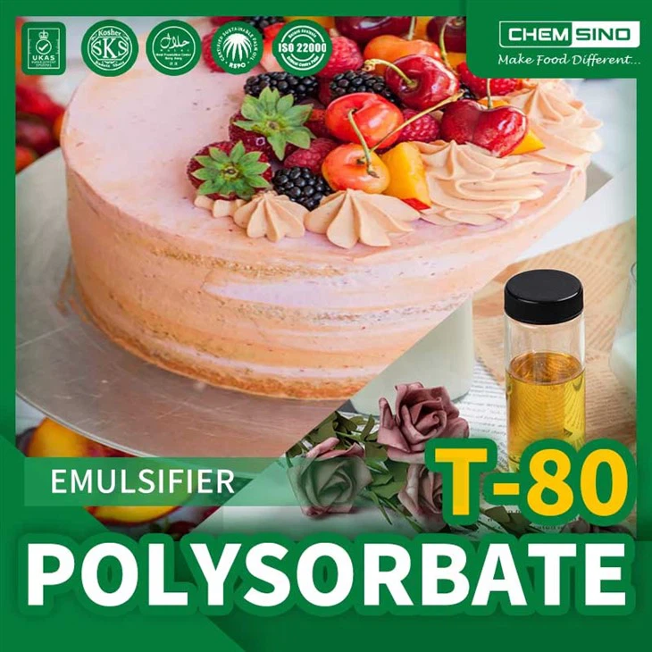 Pólýsorbat 80: Eftirsótta ýruefnið fyrir hágæða næringarvörur CAS NO.9005-65-6