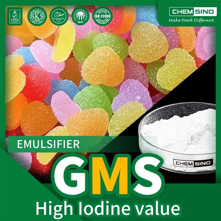 Vinsælt Glycerol Monostearate CAS nr.31566-31-1 GMS High Jodin Value 2