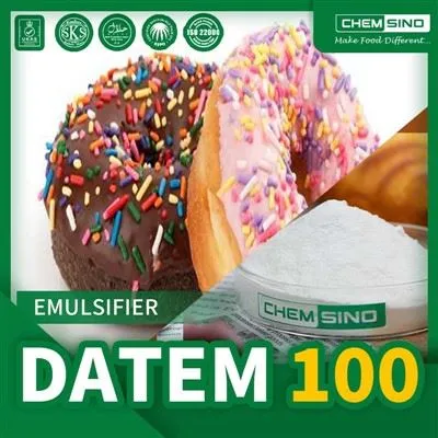 DATEM 100% notað í vegan og grænmetisvörur sem valkostur við ýruefni úr dýrum