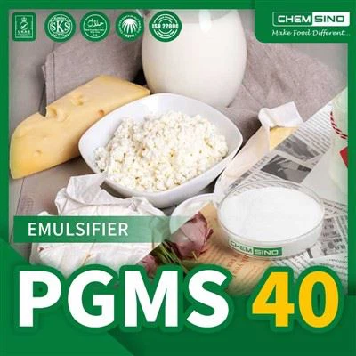 Hlutverk própýlen glýkól estera PGMS40 prósent í að auka bragð og áferð mjólkurafurða