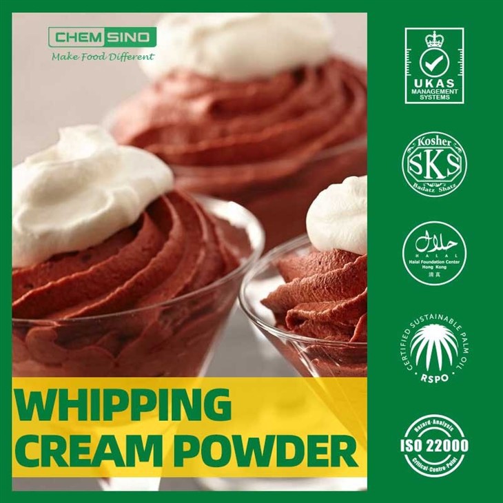 Premium Whipping Cream Powder in Desserts, Ice Cream & Baking