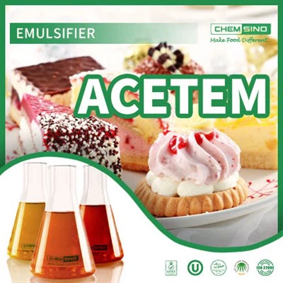 Asetýlerað ein- og diglycerides asetem duft E472a á lager