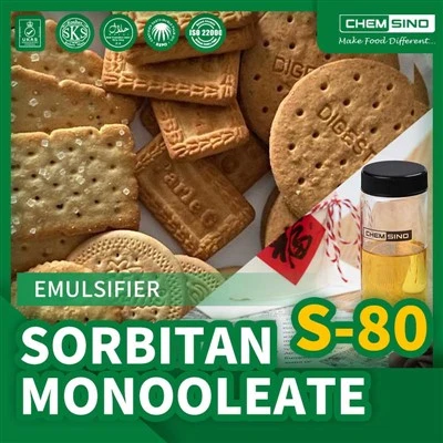 Matvæla Sorbitan monooleate E494 ýruefni til sölu