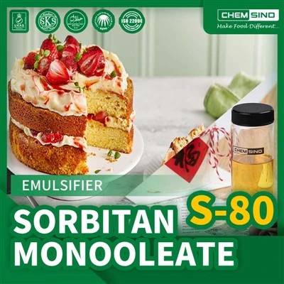 Span 80 matvæli E494 ýruefni ókeypis sýnishorn í boði